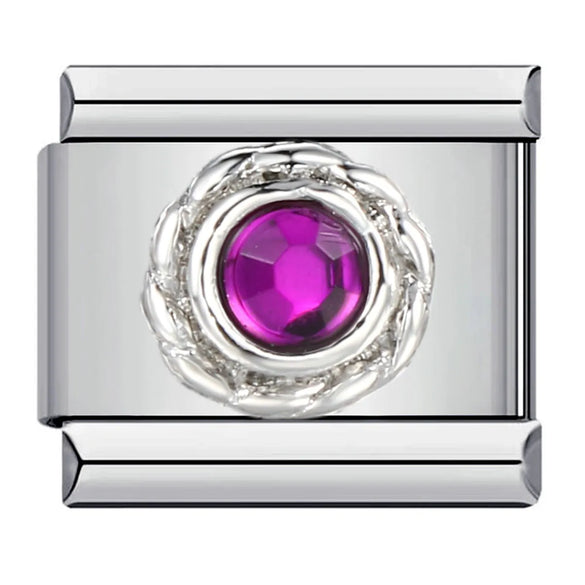 1 Piece 9*10mm 304 Stainless Steel Geometric Italian Charms