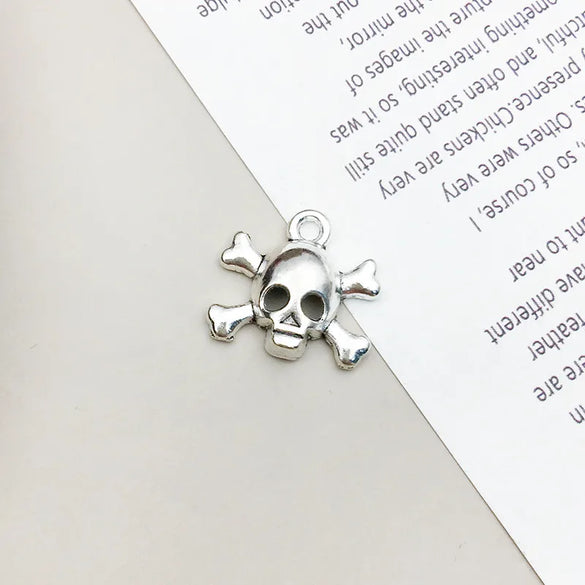 1 Piece Alloy Spider Spider Web Skull Pendant