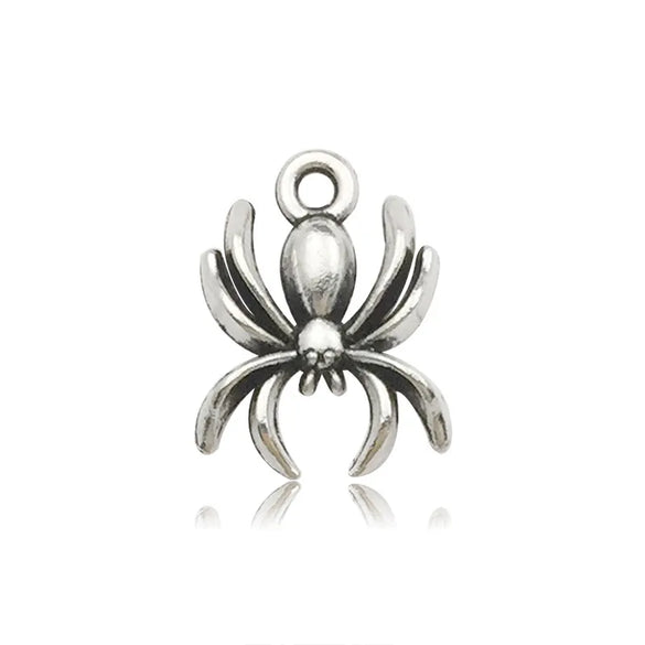 1 Piece Alloy Spider Spider Web Skull Pendant