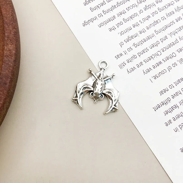 1 Piece Alloy Spider Spider Web Skull Pendant