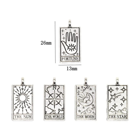 1 Piece Alloy Sun Star Moon Pendant