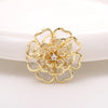 1 Piece Arylic Zircon Flower Pendant
