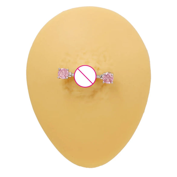 1 Piece Belly Rings Simple Style Classic Style Moon Heart Shape Daisy 316 Stainless Steel  Alloy Inlay Rhinestones Glass White Gold Plated