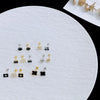 1 Piece Casual Simple Style Four Leaf Clover Inlay Copper Zircon Ear Studs