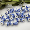 1 Piece Ceramics Leaf Beads