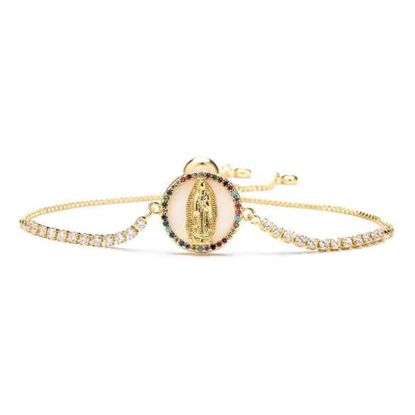1 Piece Classic Style Tree Heart Shape Butterfly Copper Inlay Zircon Bracelets