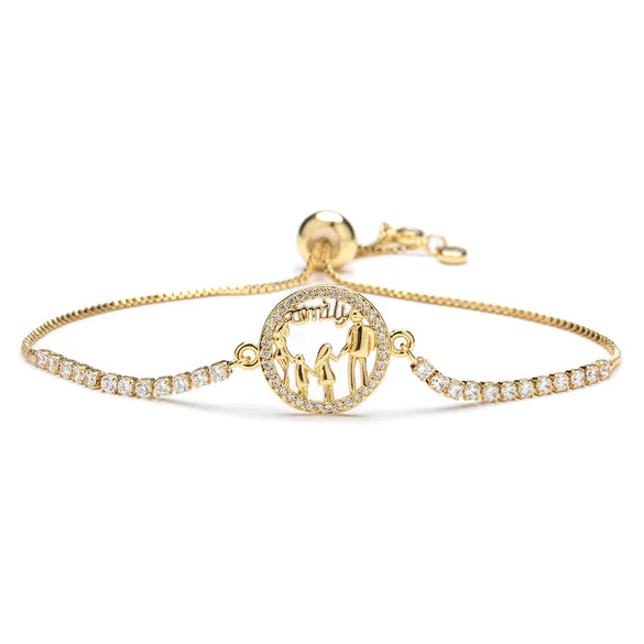 1 Piece Classic Style Tree Heart Shape Butterfly Copper Inlay Zircon Bracelets