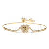 1 Piece Classic Style Tree Heart Shape Butterfly Copper Inlay Zircon Bracelets