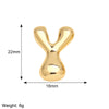 1 Piece Copper 18K Gold Plated Letter Pendant