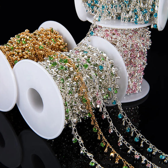 1 Piece Copper DIY Ornament Accessories Chain Retro Classic Style Geometric Water Droplets