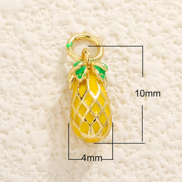 1 Piece Copper Fruit Pendant