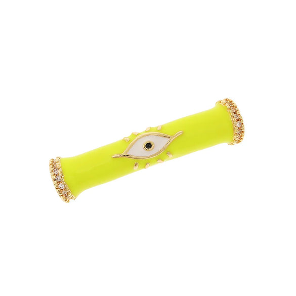 1 Piece Copper Gold Plated Devil'S Eye Pendant