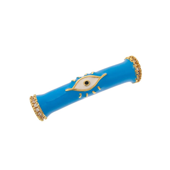 1 Piece Copper Gold Plated Devil'S Eye Pendant