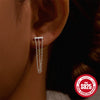 1 Piece Ear Cartilage Rings & Studs Elegant Modern Style Geometric 925 Sterling Silver Zircon Ear Cartilage Rings & Studs