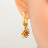 1 Piece Elegant Simple Style Fish 304 Stainless Steel 18K Gold Plated Drop Earrings