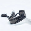 Ethnic Style Letter Rope Braid Unisex Bracelets