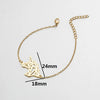 1 Piece Fashion Fox  Stainless Steel Plating Hollow Out Bracelets