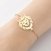1 Piece Fashion Fox  Stainless Steel Plating Hollow Out Bracelets