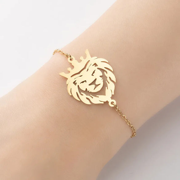 1 Piece Fashion Fox  Stainless Steel Plating Hollow Out Bracelets