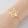 1 Piece Fashion Fox  Stainless Steel Plating Hollow Out Bracelets
