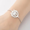 1 Piece Fashion Fox  Stainless Steel Plating Hollow Out Bracelets