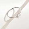 Fashion Round Stainless Steel Inlay Rhinestones Rings
