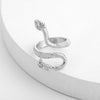 Fashion Snake Metal Plating Women'S Open Ring