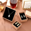 Fashion Solid Color Paper Jewelry Boxes