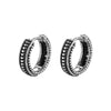 1 Piece Fashion Solid Color Titanium Steel Plating Men'S Earrings