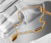 Wholesale Jewelry Fashion Square 304 Stainless Steel Titanium Steel 18K Gold Plated Plating Anklet