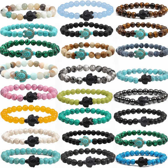 Fashion Tortoise Animal Beaded Unisex Bracelets