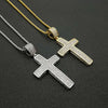 1 Piece Hip-Hop Cross Titanium Steel Men'S Pendant Necklace