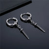 1 Piece Hip-Hop Geometric Titanium Steel Plating Men'S Drop Earrings