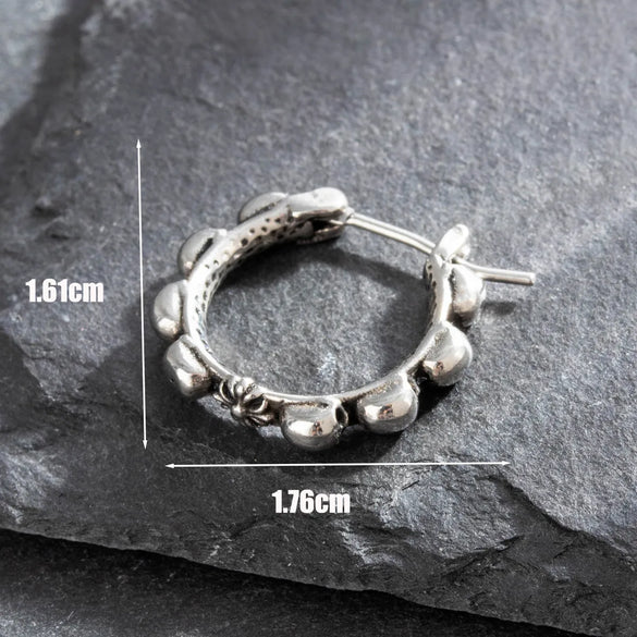 1 Piece IG Style Vintage Style Simple Style Round Chain 316 Stainless Steel  Earrings