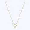 1 Piece Lady Heart Shape Titanium Steel Plating Pendant Necklace