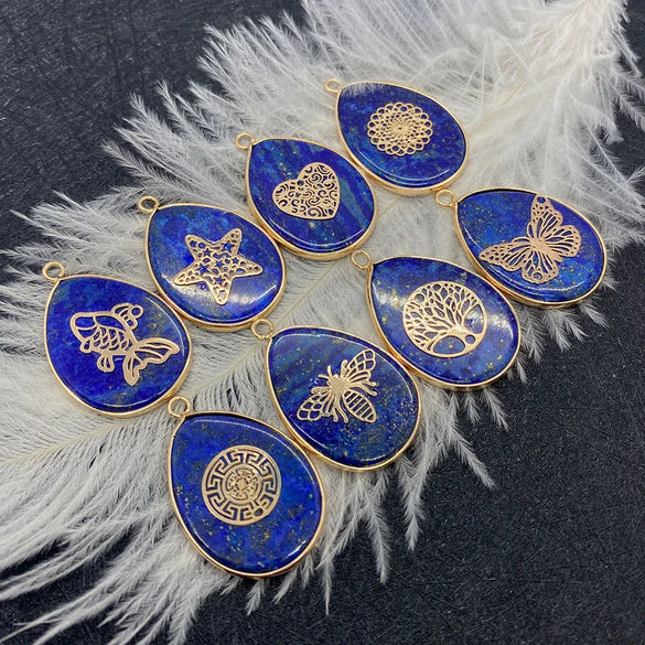 1 Piece Natural Stone Geometric Pendant