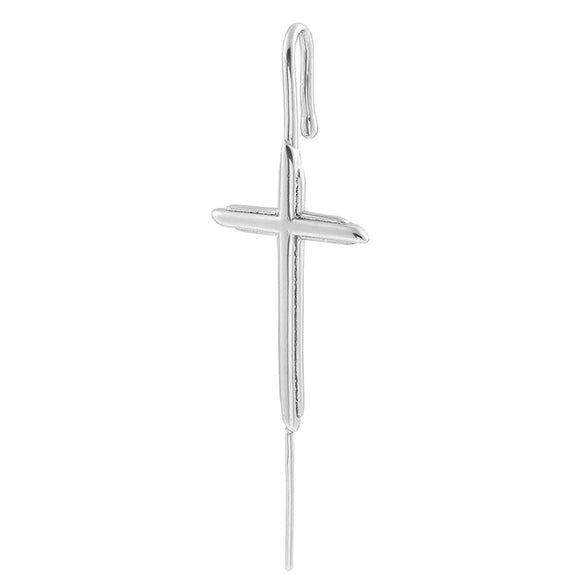 1 Piece Nordic Style Gothic Hip-Hop Animal Snake Bat Asymmetrical Polishing Three-Dimensional 316L Stainless Steel  Ear Cuffs