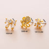 1 Piece Nose Rings & Studs Casual French Style Korean Style Bow Knot 316L Stainless Steel  Copper Inlay Zircon Nose Rings & Studs