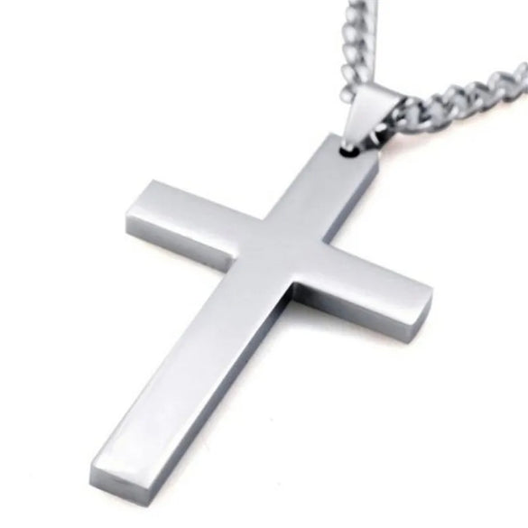 1 Piece Punk Cross Metal Unisex Sweater Chain