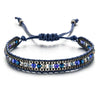 Retro Circle Beaded Rope Braid Women'S Bracelets