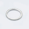 1 Piece Retro Geometric Sterling Silver Diamond Rings
