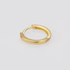 1 Piece Sexy Simple Style Solid Color Plating Sterling Silver 18K Gold Plated Earrings