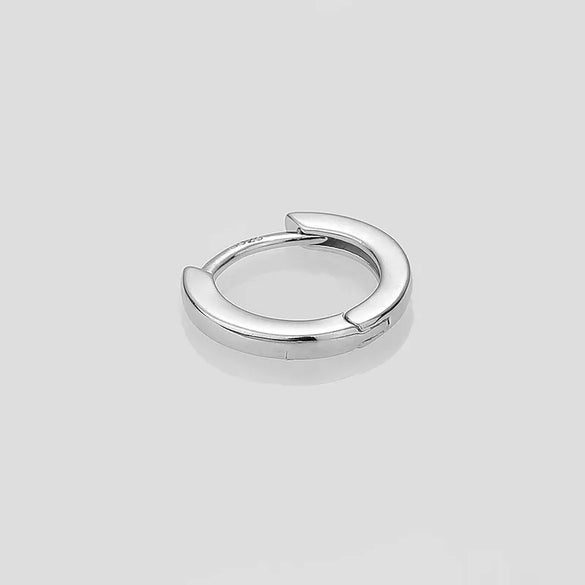 1 Piece Sexy Simple Style Solid Color Plating Sterling Silver 18K Gold Plated Earrings