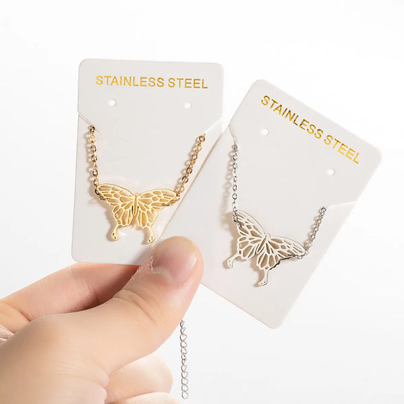 1 Piece Simple Style Butterfly Titanium Steel Bracelets