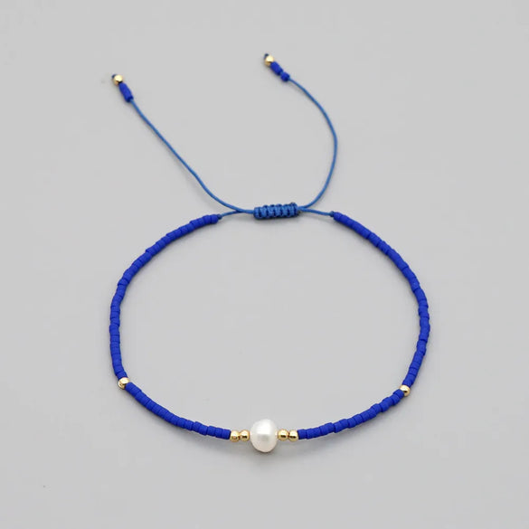 1 Piece Simple Style Circle Beaded Irregular Pearl Women'S Bracelets