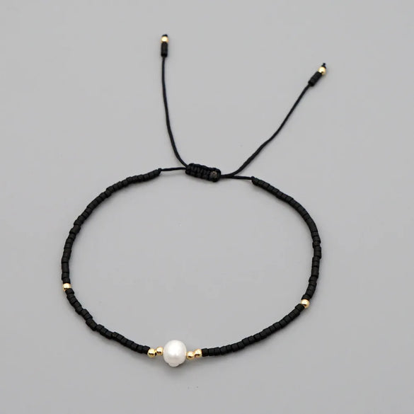 1 Piece Simple Style Circle Beaded Irregular Pearl Women'S Bracelets