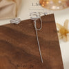 1 Piece Simple Style Classic Style Chain Inlay Copper Zircon 18K Gold Plated Silver Plated Ear Cuffs