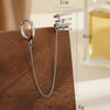 1 Piece Simple Style Classic Style Chain Inlay Copper Zircon 18K Gold Plated Silver Plated Ear Cuffs
