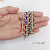 1 Piece Simple Style Color Block Freshwater Pearl Glass Beaded Bracelets