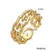 1 Piece Simple Style Commute Solid Color Copper Rings